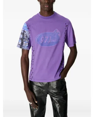 Marine Serre グラフィックジャージーTシャツ - サムネイル1