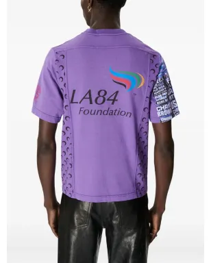 Marine Serre グラフィックジャージーTシャツ - サムネイル2