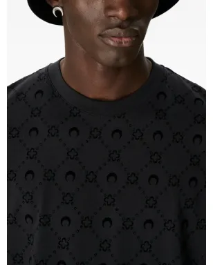 Marine Serre ムーンフローラルプリントTシャツ - サムネイル3