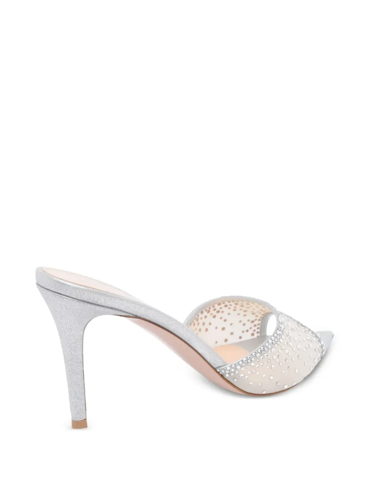 Gianvito Rossi クリスタル装飾ヒールミュール - 画像3