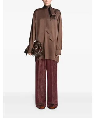 DRIES VAN NOTEN タイネック ブラウス - サムネイル2