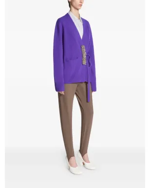 Dries Van Noten スターラップ トラウザーズ - サムネイル3