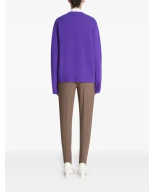 Dries Van Noten スターラップ トラウザーズ - サムネイル4