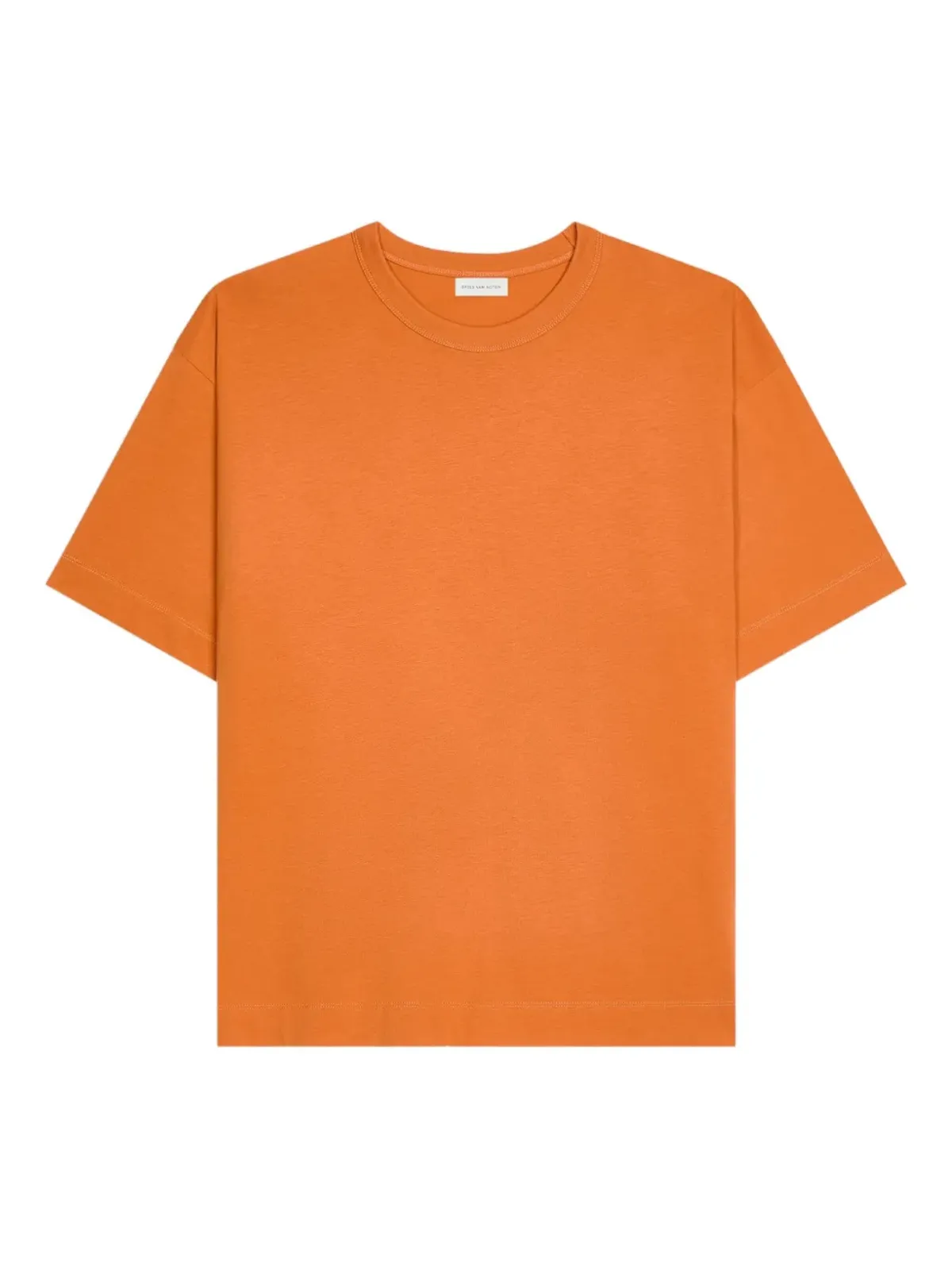 DRIES VAN NOTEN コットン クルーネック Tシャツ - オレンジ - 画像1
