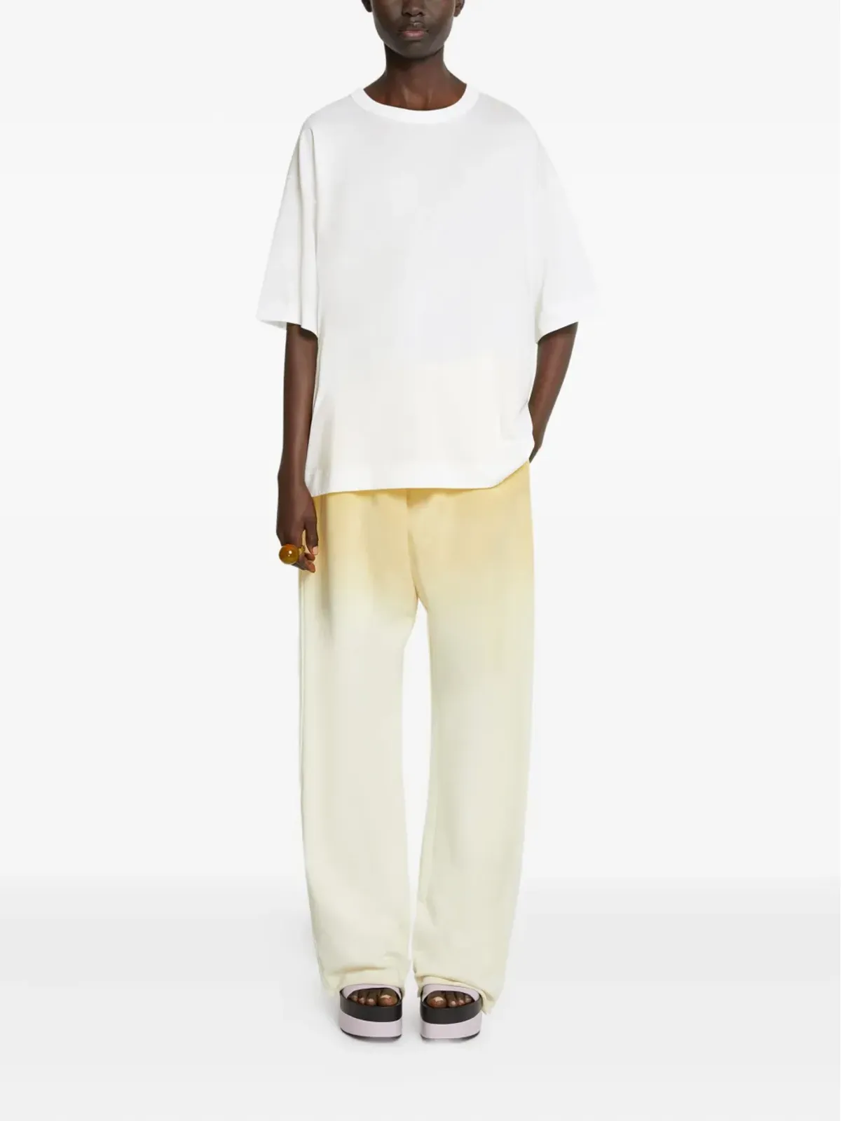 DRIES VAN NOTEN クルーネック コットンTシャツ - 画像2