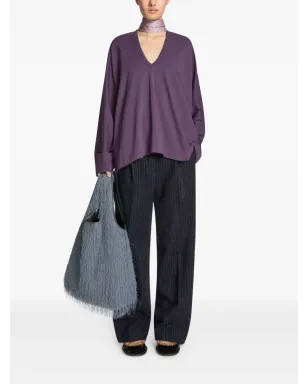 DRIES VAN NOTEN ピンストライプ ウール トラウザー - サムネイル2