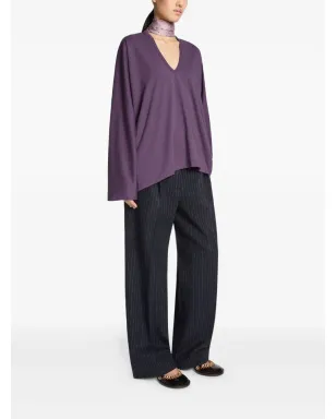 DRIES VAN NOTEN ピンストライプ ウール トラウザー - サムネイル3