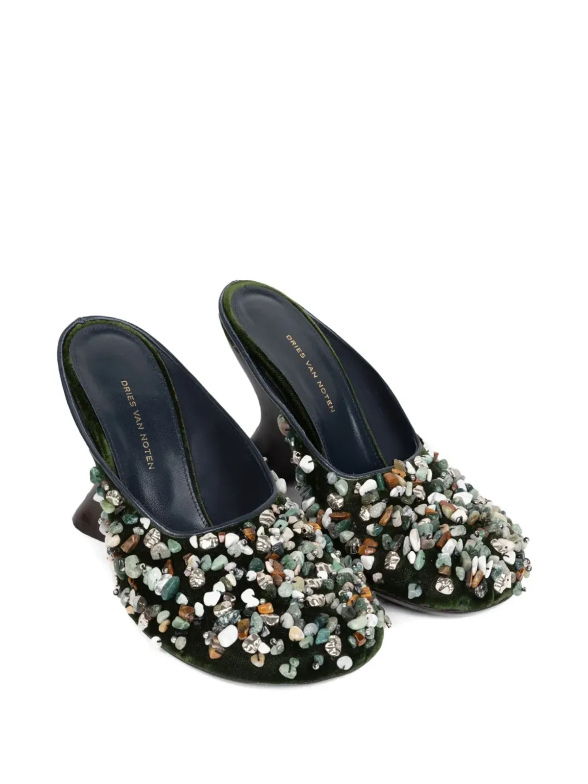 DRIES VAN NOTEN ビジュー付きミュール - 画像2