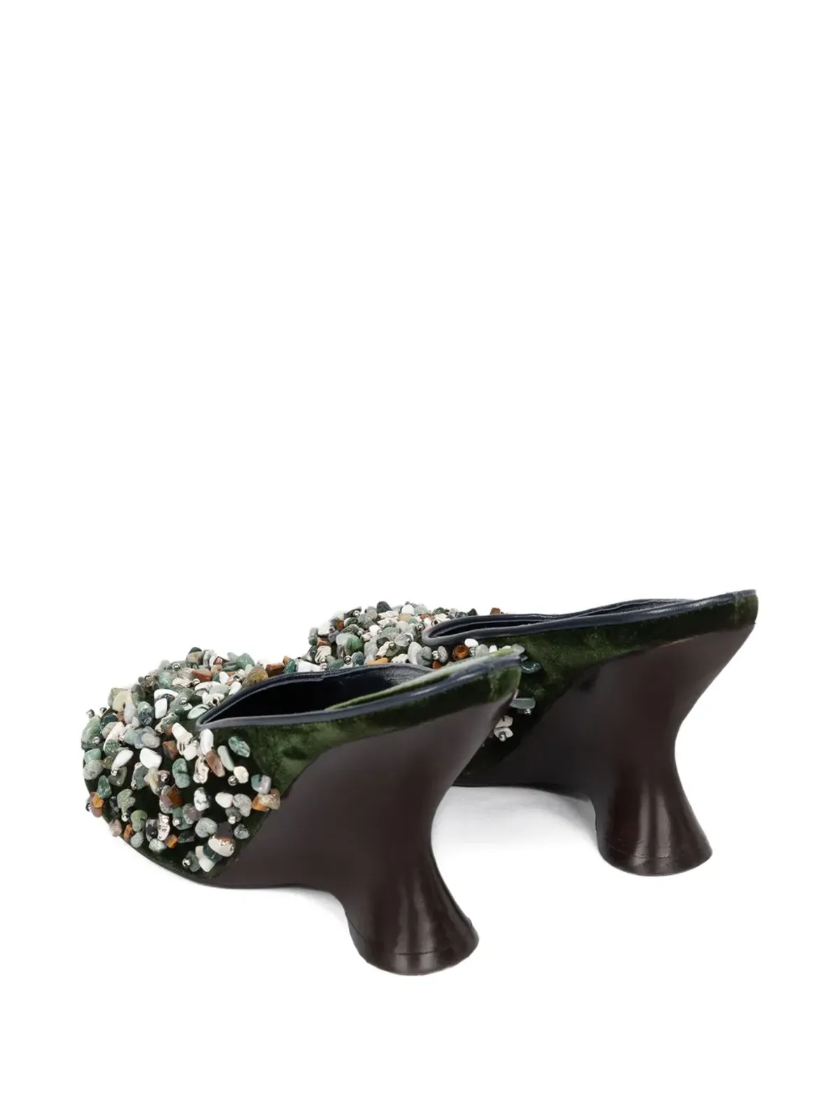 DRIES VAN NOTEN ビジュー付きミュール - 画像3