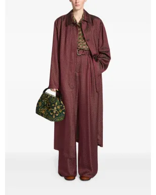 DRIES VAN NOTEN ジャカードドットコート - サムネイル2