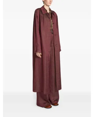 DRIES VAN NOTEN ジャカードドットコート - サムネイル3