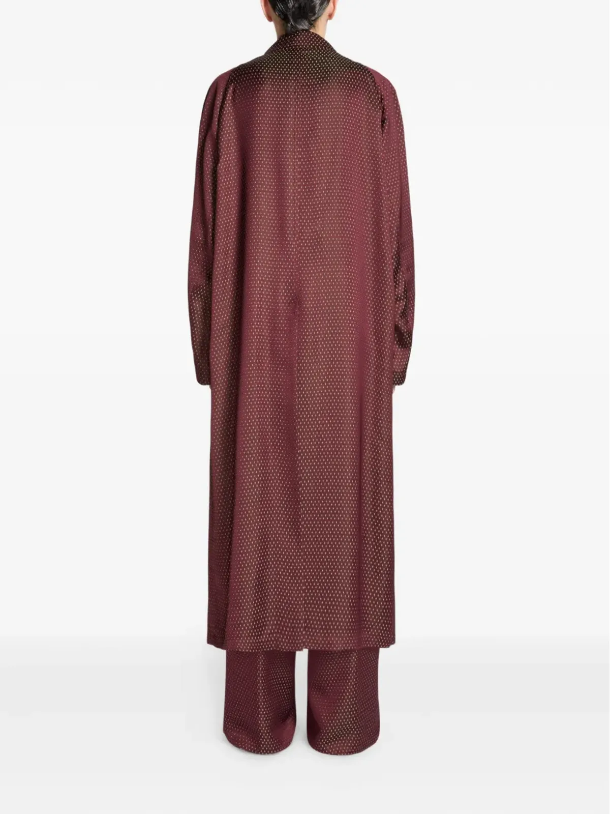 DRIES VAN NOTEN ジャカードドットコート - 画像4