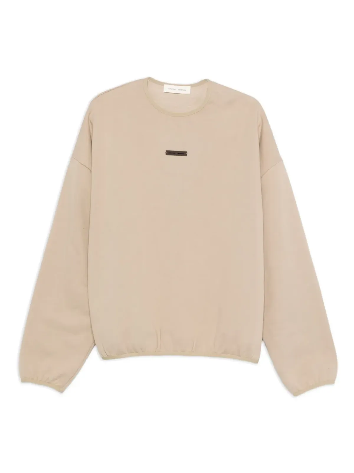 FEAR OF GOD ESSENTIALS ロゴプレート コットン スウェットシャツ - 画像1