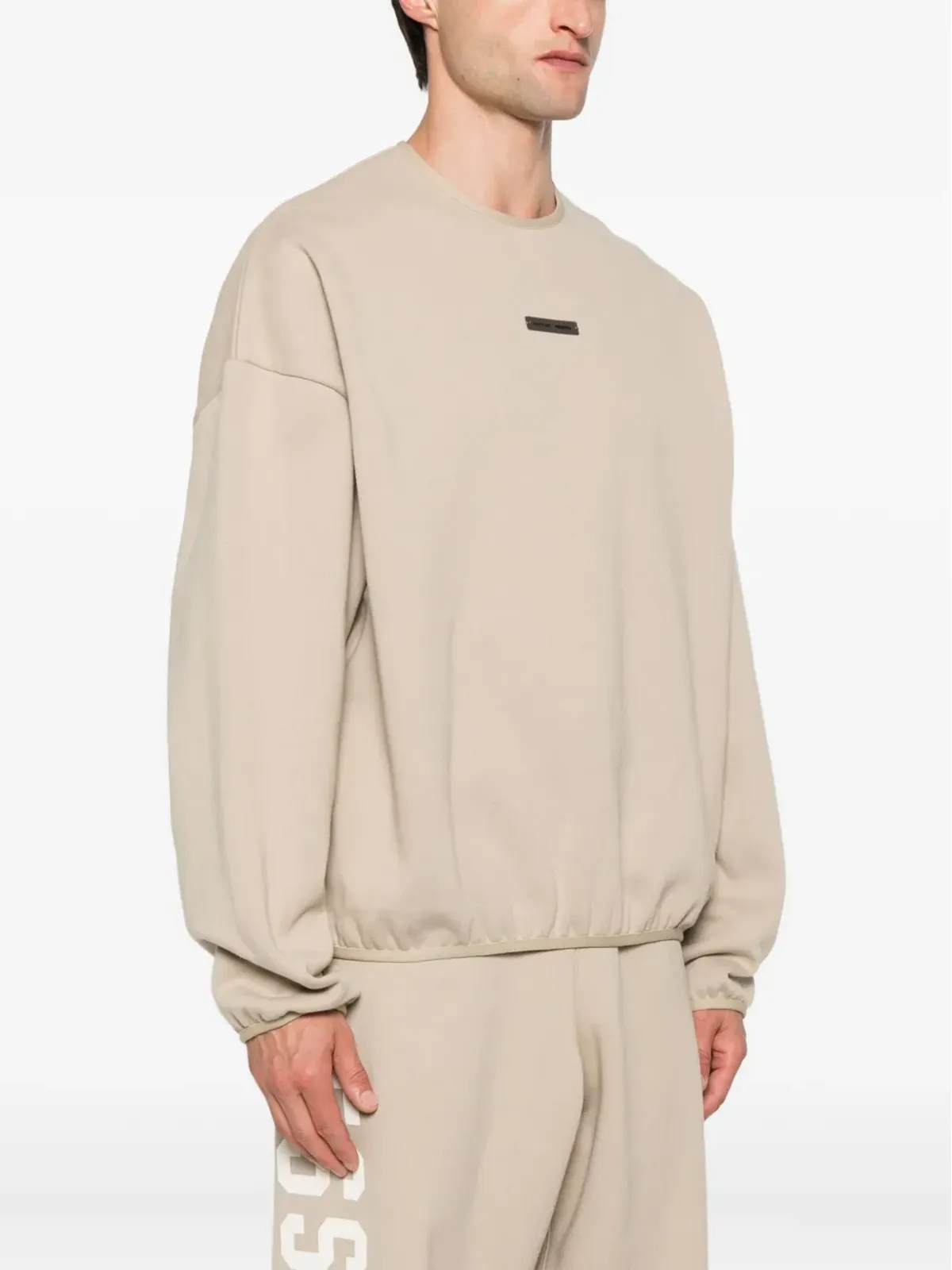 FEAR OF GOD ESSENTIALS ロゴプレート コットン スウェットシャツ - 画像4