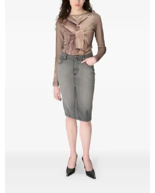 Marine Serre 膝丈ミディスカート - サムネイル2