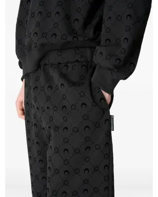 Marine Serre ムーンオグラム フロックドフリース スウェットシャツ - サムネイル5