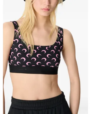 Marine Serre ムーンプリント ジャージースポーツブラ - サムネイル2