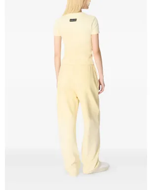 Marine Serre Moon faded T-shirt - Yellow - サムネイル3