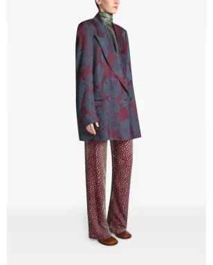 DRIES VAN NOTEN 花柄ダブルブレストブレザー - サムネイル3
