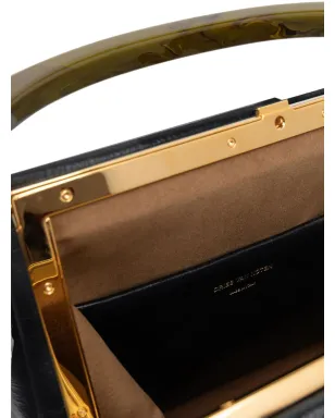 DRIES VAN NOTEN プリーテッドレザートートバッグ - サムネイル4
