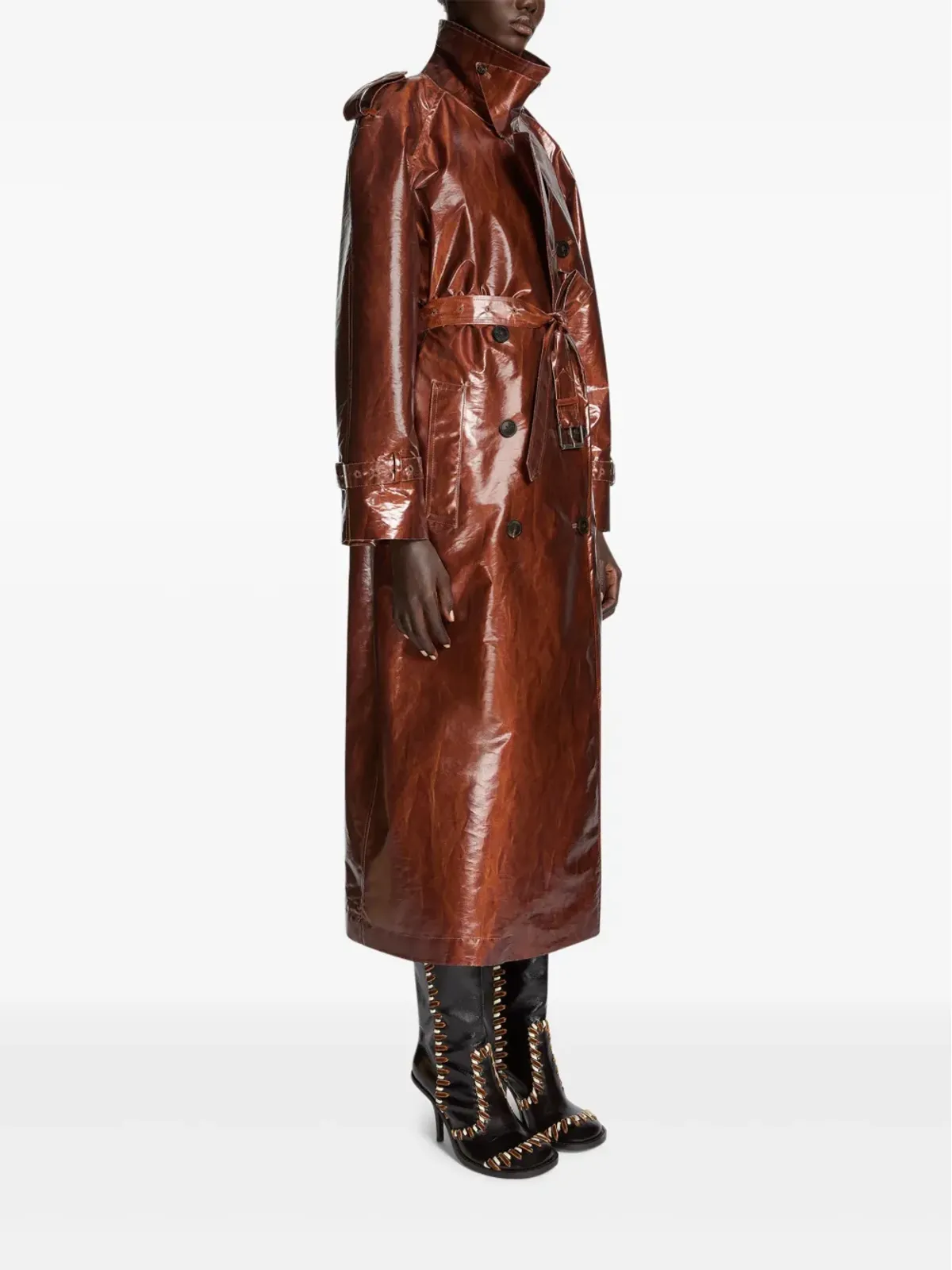 DRIES VAN NOTEN 撥水トレンチコート - 画像3
