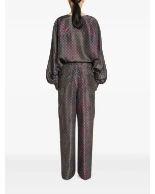DRIES VAN NOTEN シルクカーゴパンツ - サムネイル4