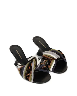 DRIES VAN NOTEN オープントゥレザーミュール ブラック - サムネイル2