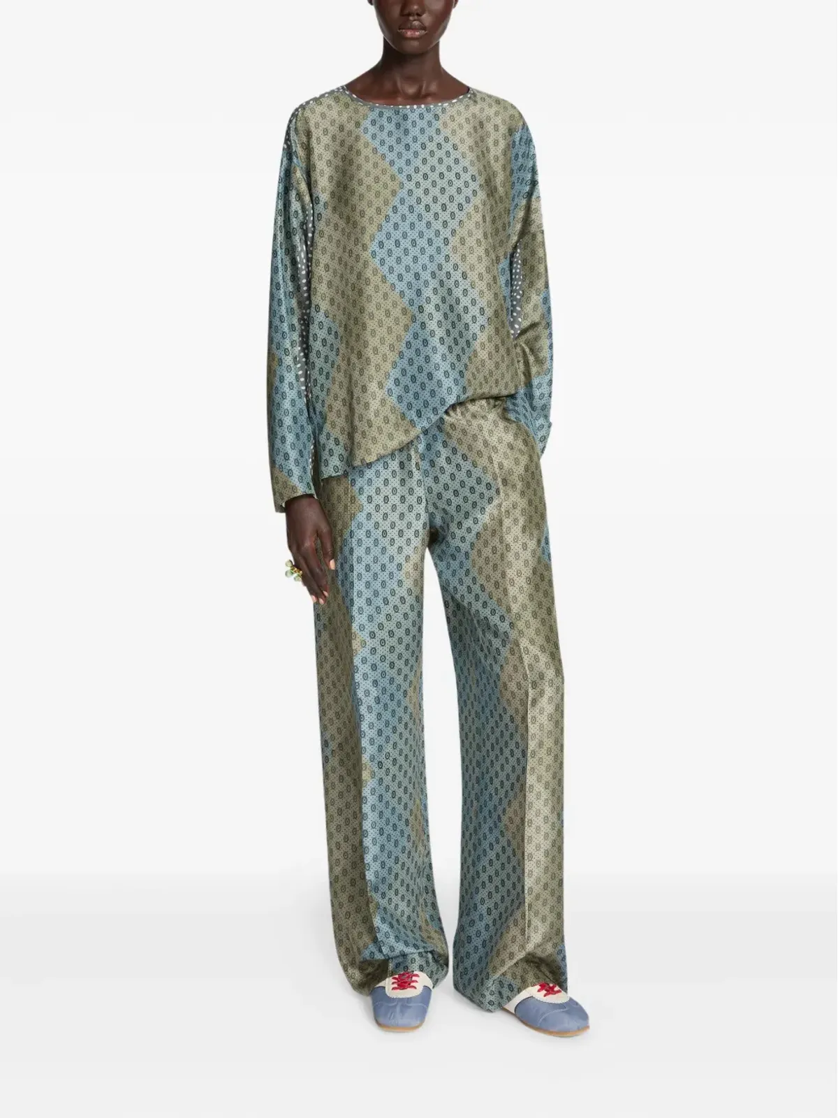 DRIES VAN NOTEN パネルドスニーカー - 画像4