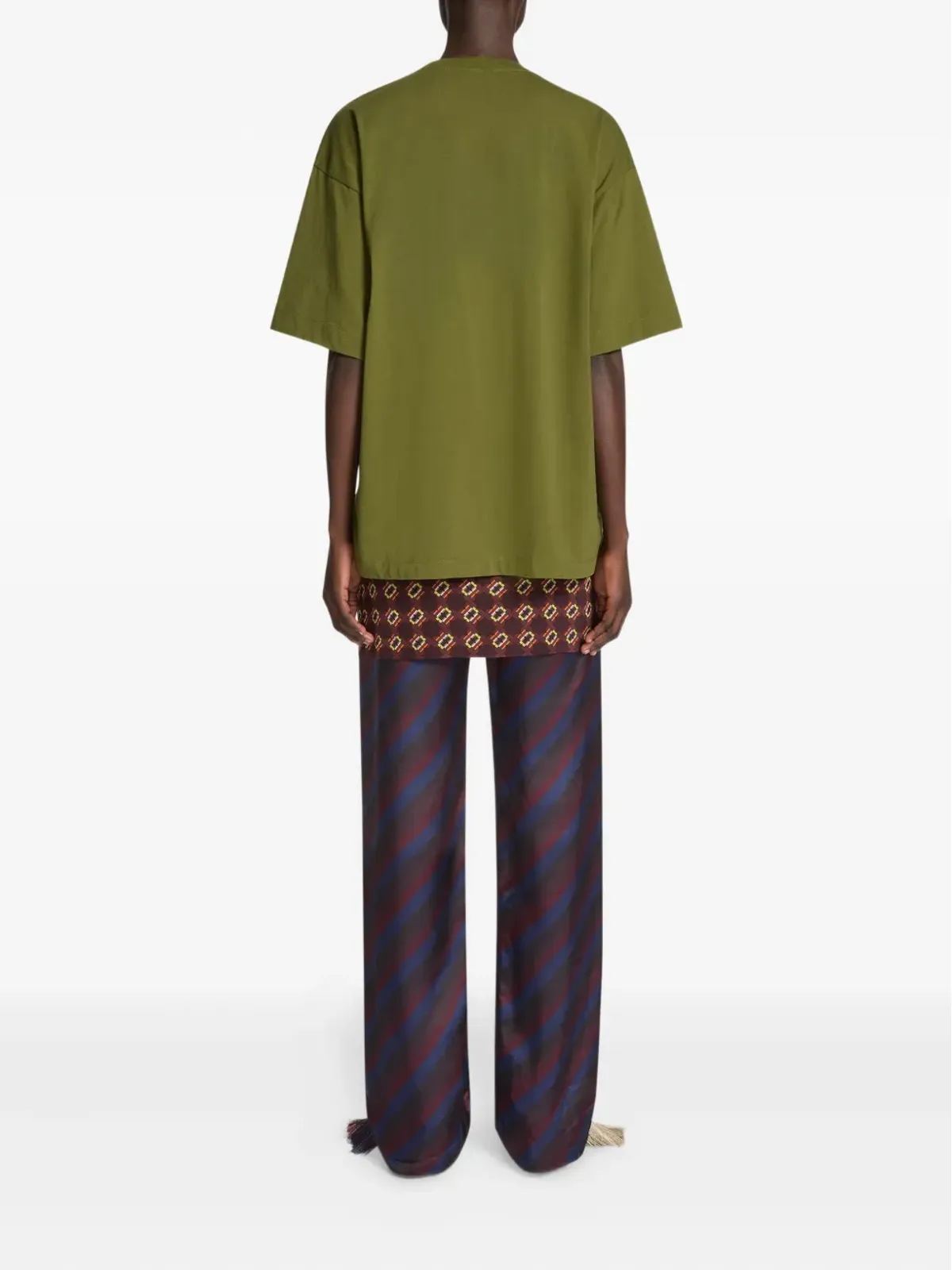DRIES VAN NOTEN 花柄刺繍Tシャツ - 画像4