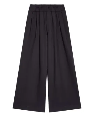 DRIES VAN NOTEN コットン ワイドレッグパンツ - ブルー - サムネイル1