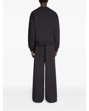 DRIES VAN NOTEN コットン ワイドレッグパンツ - ブルー - サムネイル4