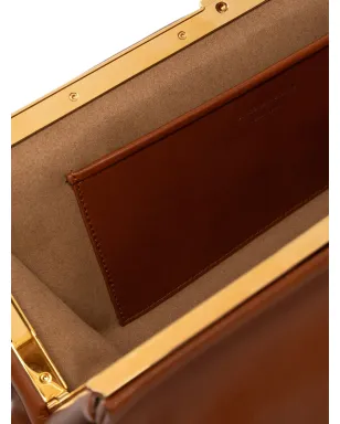 DRIES VAN NOTEN プリーツディテール レザー クラッチバッグ - サムネイル4