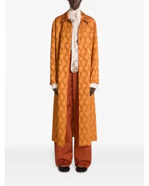 DRIES VAN NOTEN パターンジャカードコート - サムネイル2