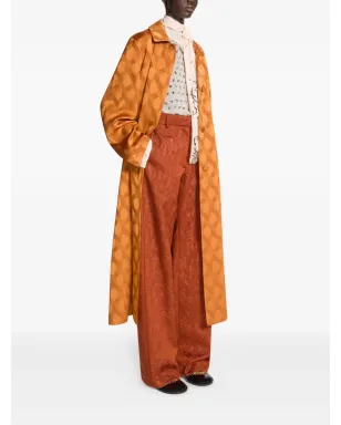 DRIES VAN NOTEN パターンジャカードコート - サムネイル3