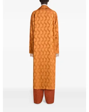 DRIES VAN NOTEN パターンジャカードコート - サムネイル4