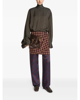 DRIES VAN NOTEN 蛇皮風レザーのスニーカー - サムネイル4