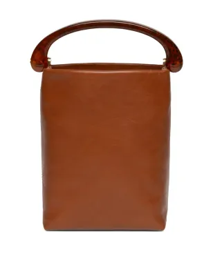 DRIES VAN NOTEN レザー トップハンドル ミニバッグ - ブラウン - サムネイル3