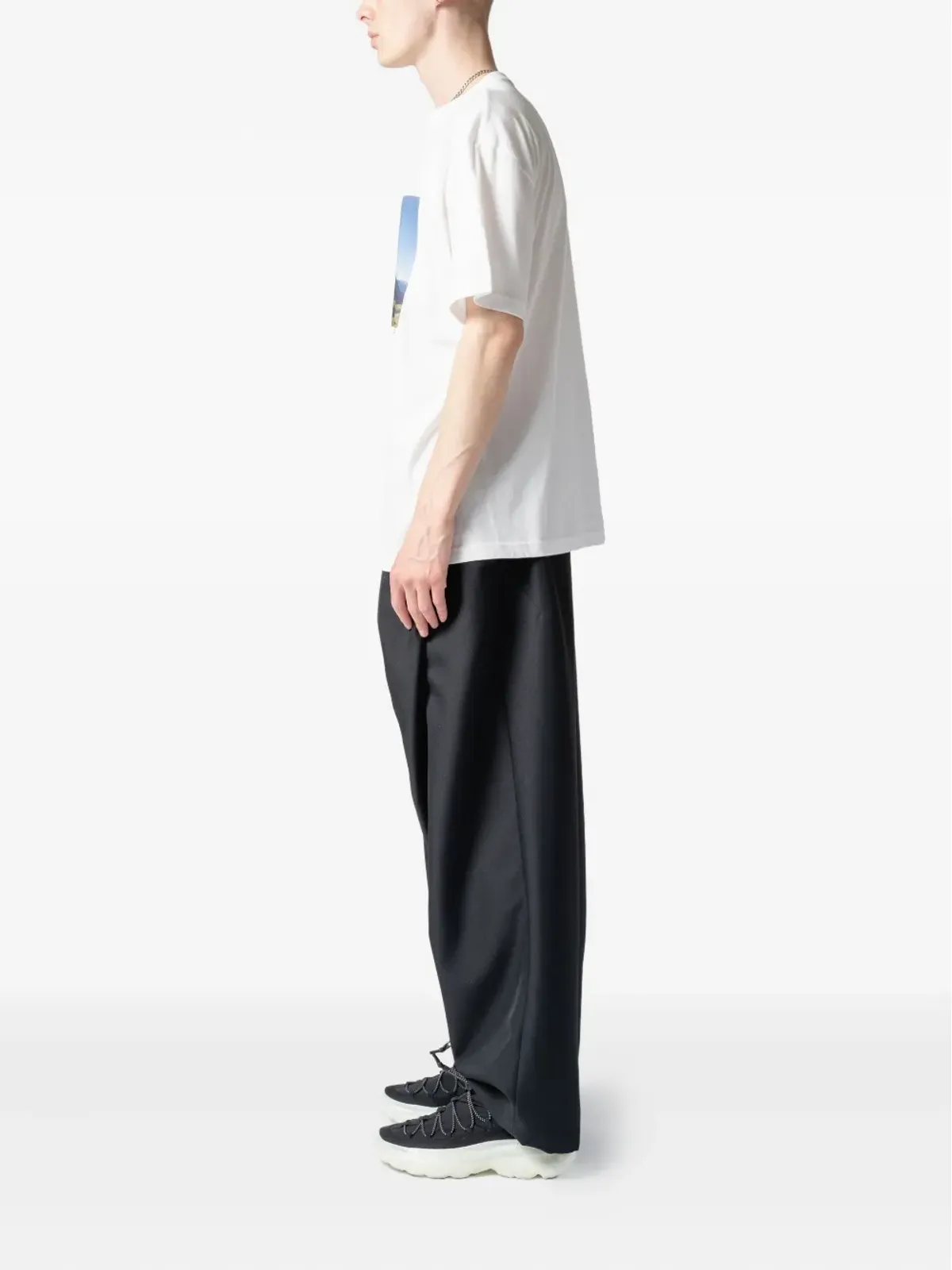 Yoshiokubo 風景プリントTシャツ - White - 画像3