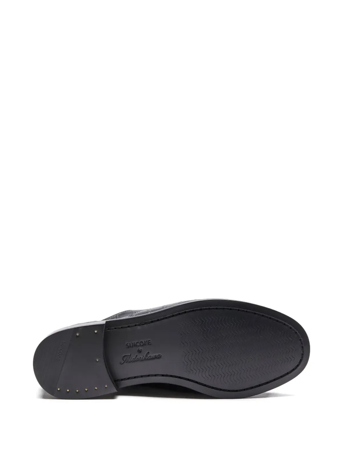 Suicoke クロコダイル型押し タッセル スニーカー - 画像5