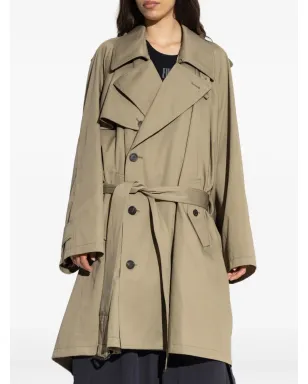 Balenciaga ベルテッド・シングルブレスト・トレンチコート - サムネイル3