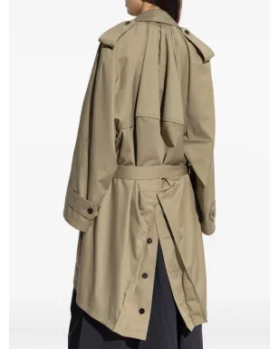 Balenciaga ベルテッド・シングルブレスト・トレンチコート - サムネイル4
