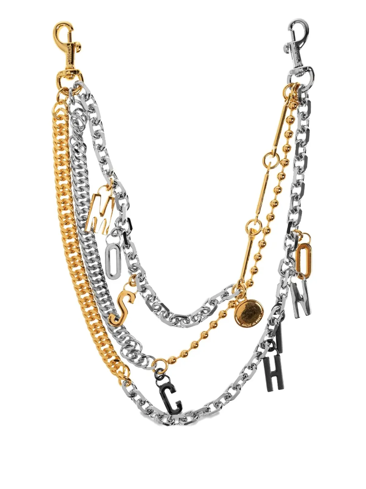 Moschino ペンダント装飾チェーンリンク - Gold - 画像1