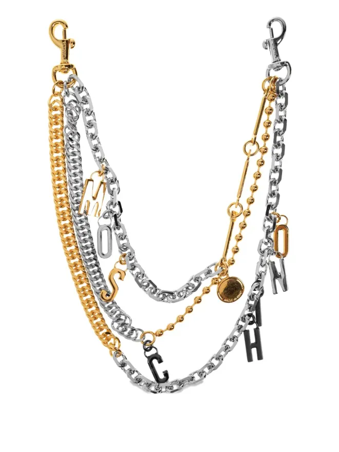Moschino Moschino ペンダント装飾チェーンリンク - Goldの商品画像