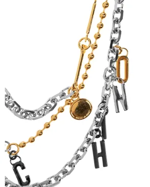 Moschino ペンダント装飾チェーンリンク - Gold - サムネイル3