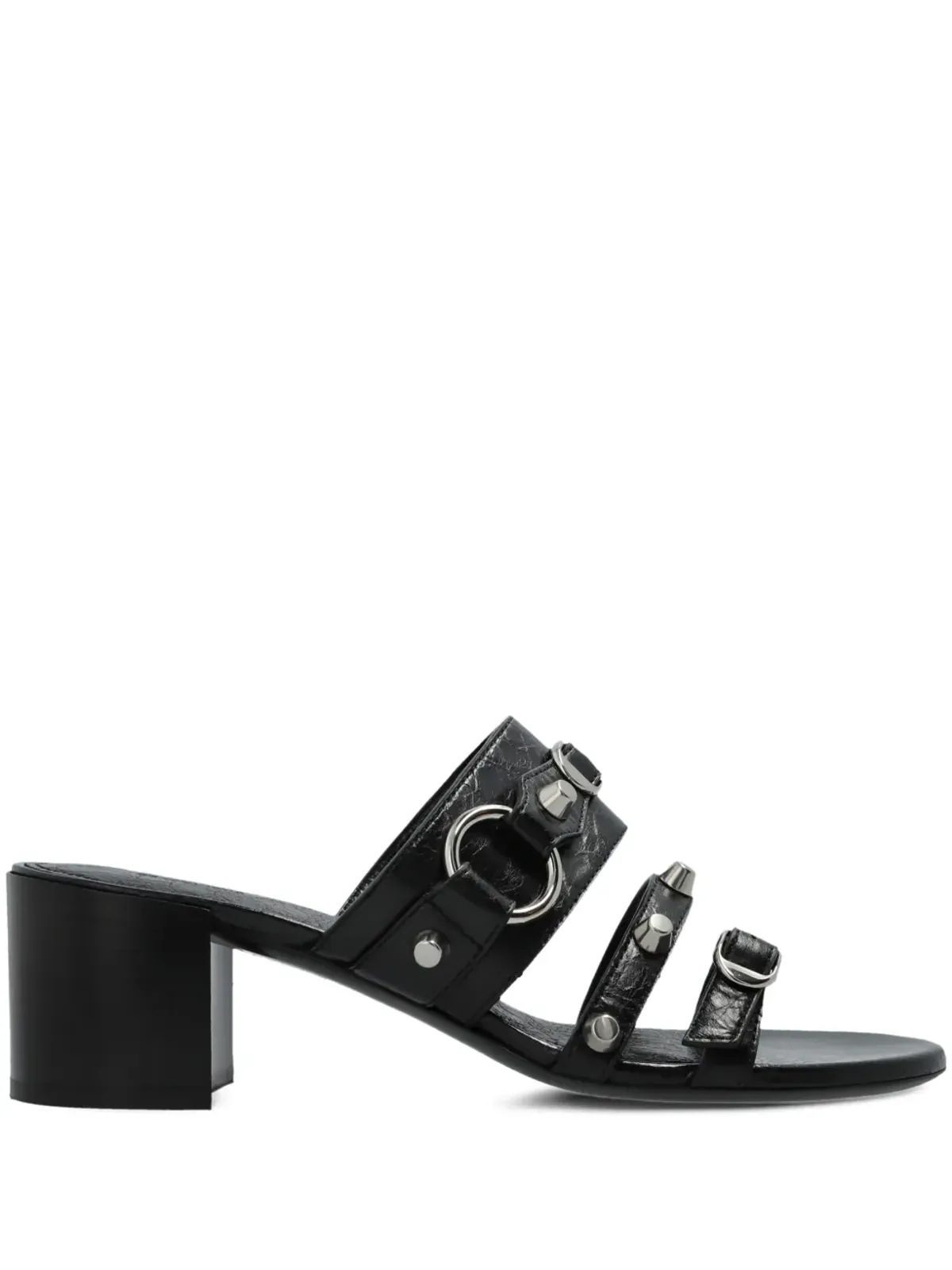 Balenciaga レザー ヒールサンダル - 画像1