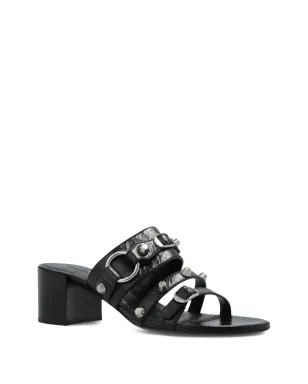 Balenciaga レザー ヒールサンダル - サムネイル2