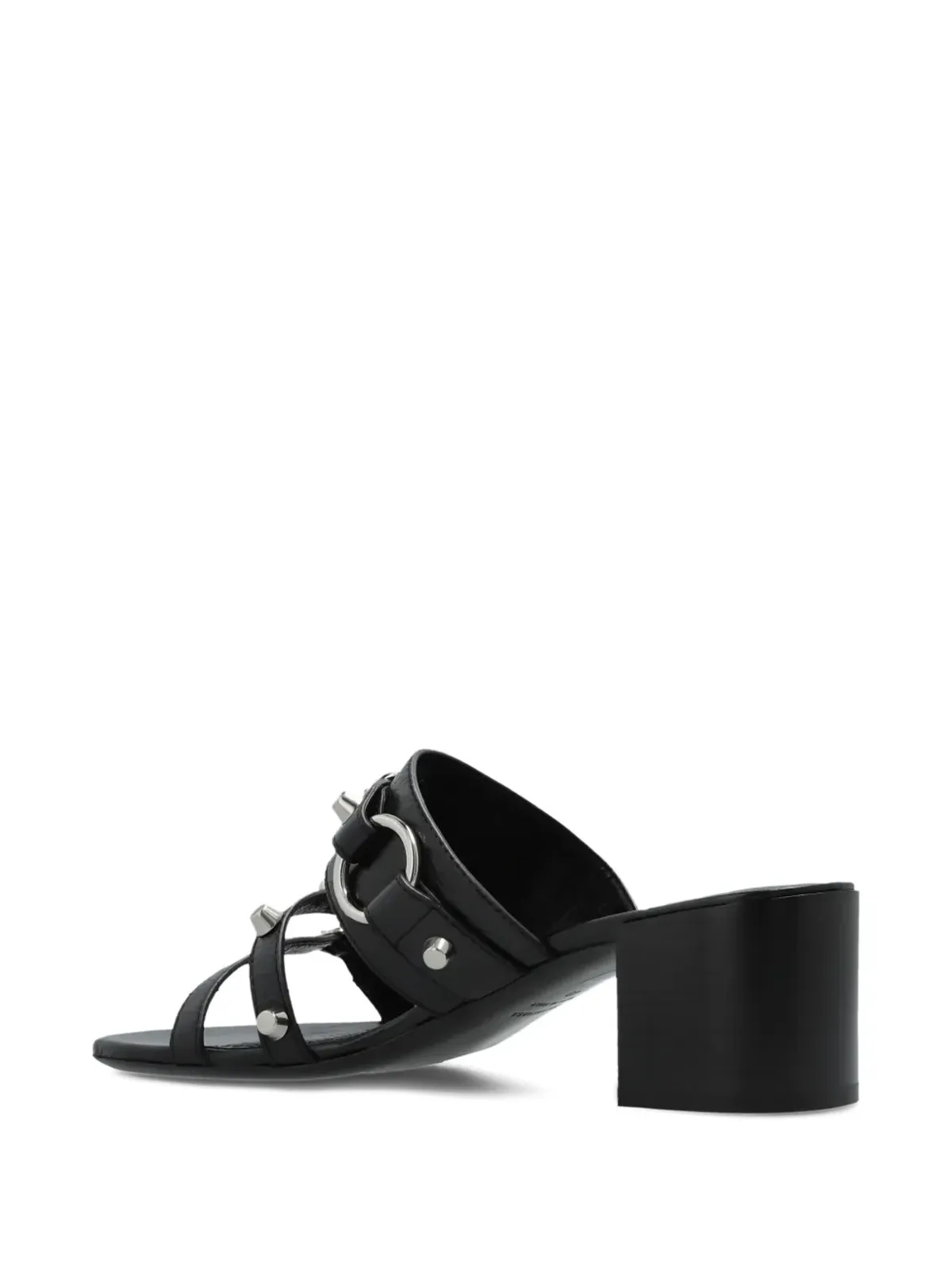 Balenciaga レザー ヒールサンダル - 画像3
