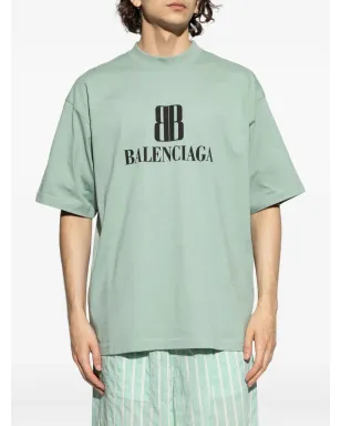 Balenciaga ナノBBロゴプリントTシャツ - サムネイル3