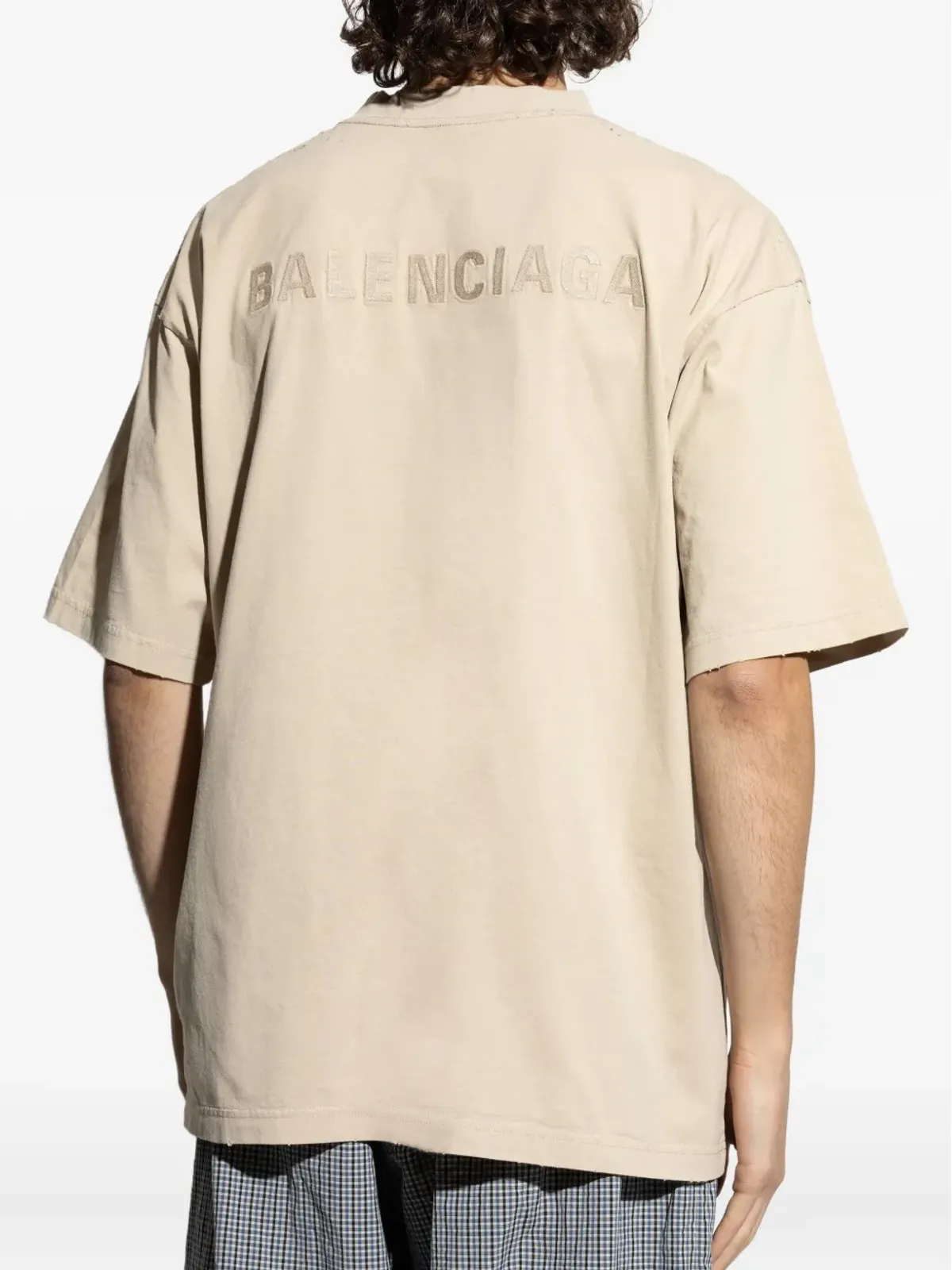 Balenciaga ロゴ刺繍 Tシャツ - 画像4