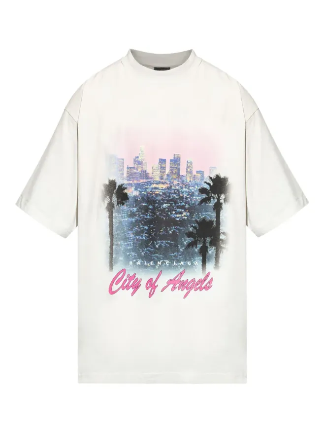 Balenciaga Balenciaga City Of Angels グラフィックプリント Tシャツの商品画像